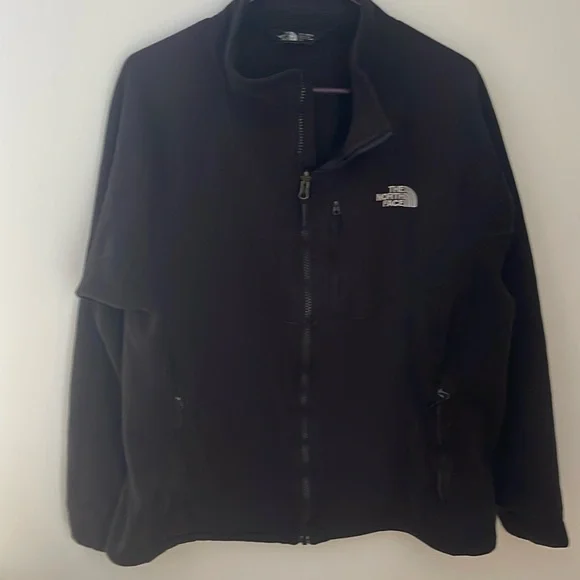 North Face men’s large black fleece jacket - Picture 1 of 4